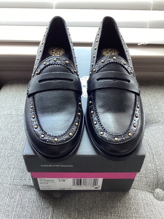 Vince Camuto Shoes - Vince Camuto Camdyn Studded Penny Loafer, size 8.5